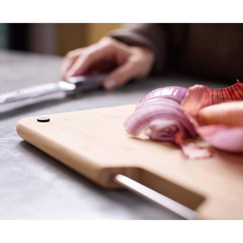 Joseph Joseph Folio&trade; Steel 3-Piece Bamboo Chopping Board Set Black Case image number 2