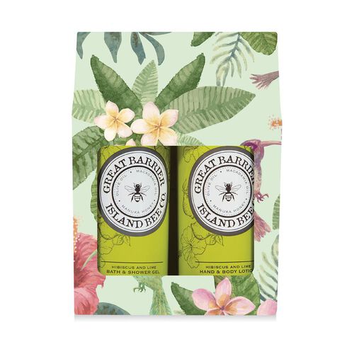 Great Barrier Island Bee Co Island Flowers Hibiscus & Lime Gift Pack