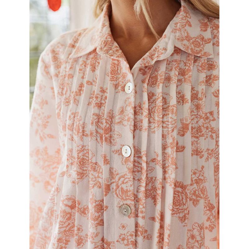 Papinelle Nostalgia Cosy Pleat Front Nightie image number 2