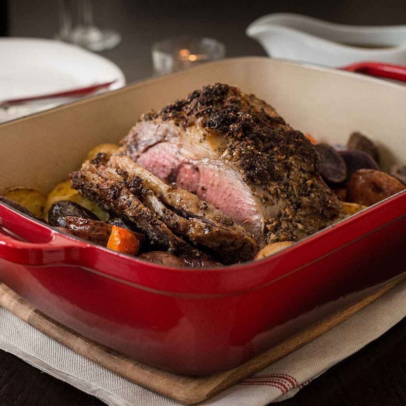 Le Creuset Signature Cast Iron Roaster 33cm image number 1