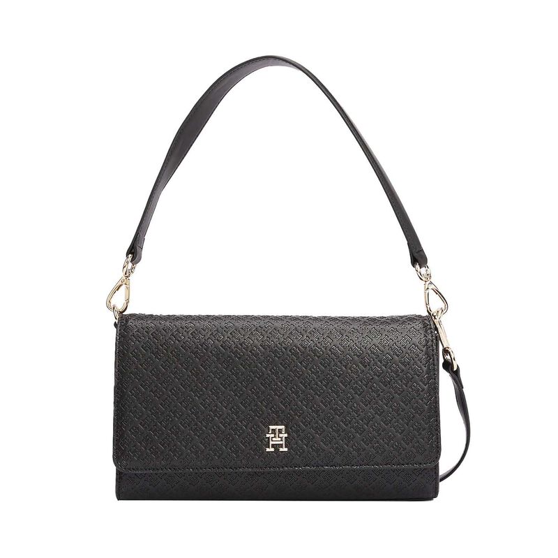 Tommy Hilfiger TH Monogram Debossed Shoulder Bag image number 0
