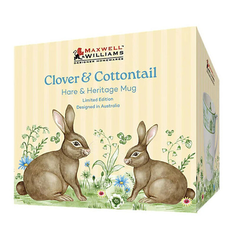 Maxwell & Williams Clover & Cottontail Hare & Heritage Mug 375ml Gift Box image number 2