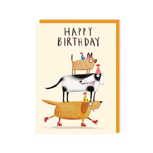 Clare Reilly Happy Birthday Dogs Birthday Card