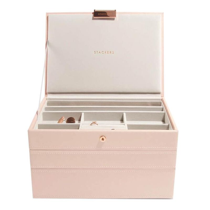 Stackers Classic Jewellery Box Set 3 Blush image number 0