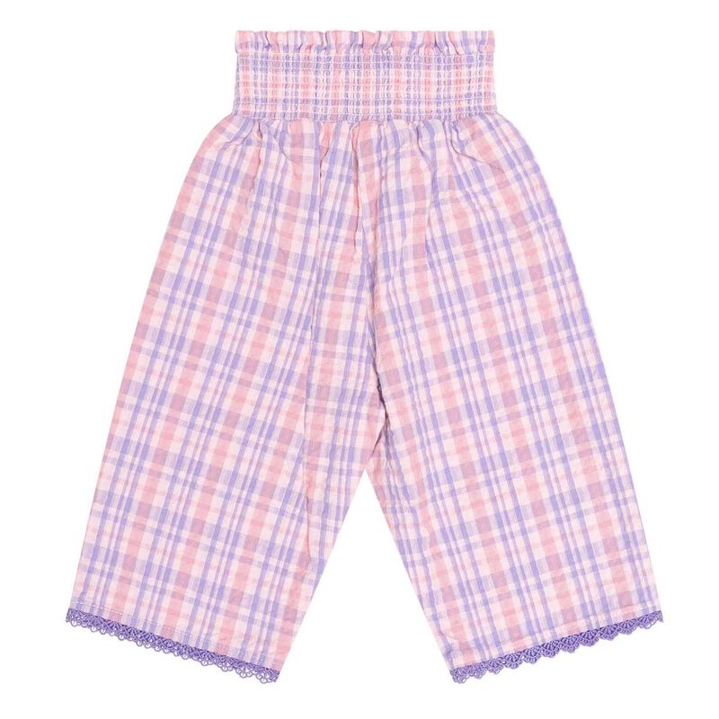 Huxbaby Tropical Check Paperbag Pant 1-2Y image number 1