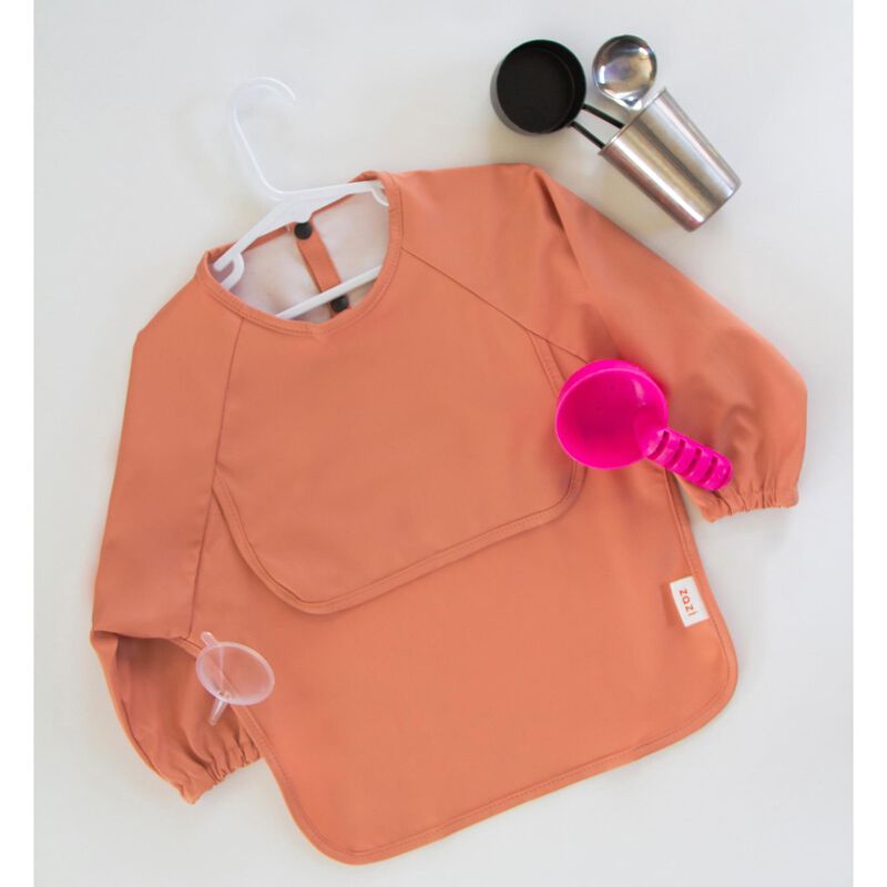 Zazi Sleeved Bib - Blush image number 1