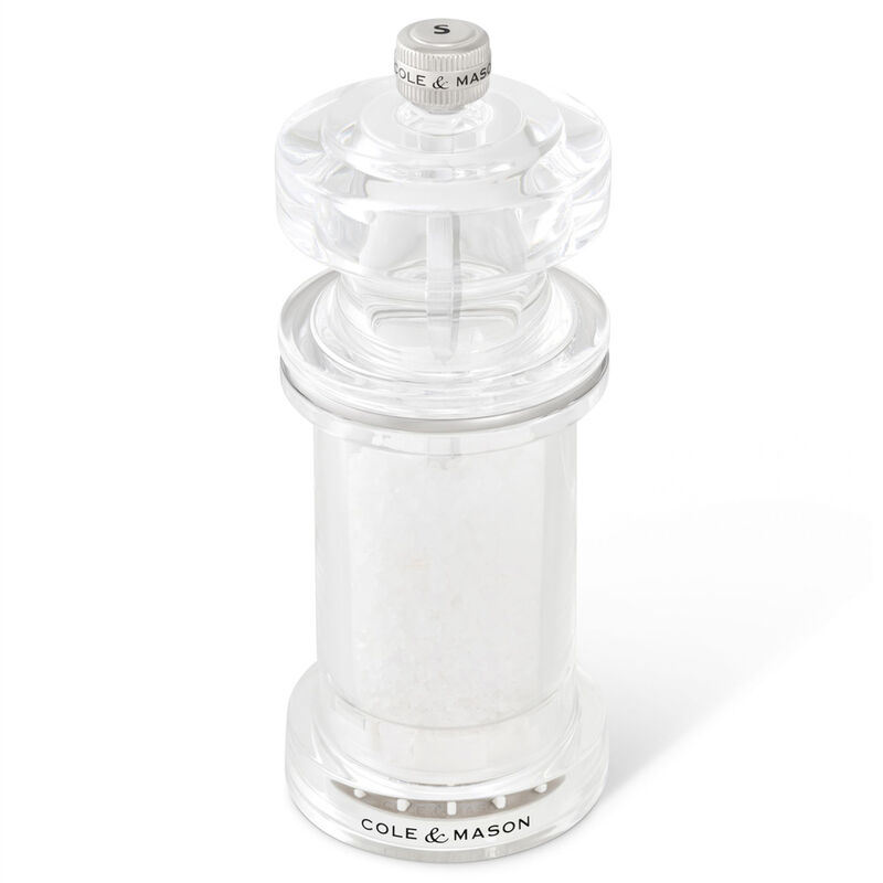 Cole & Mason 675 Acrylic Salt Mill 14.4cm image number 0