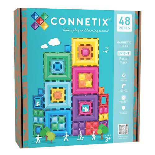 Connetix Tiles Bright Portal Pack 48 Pieces