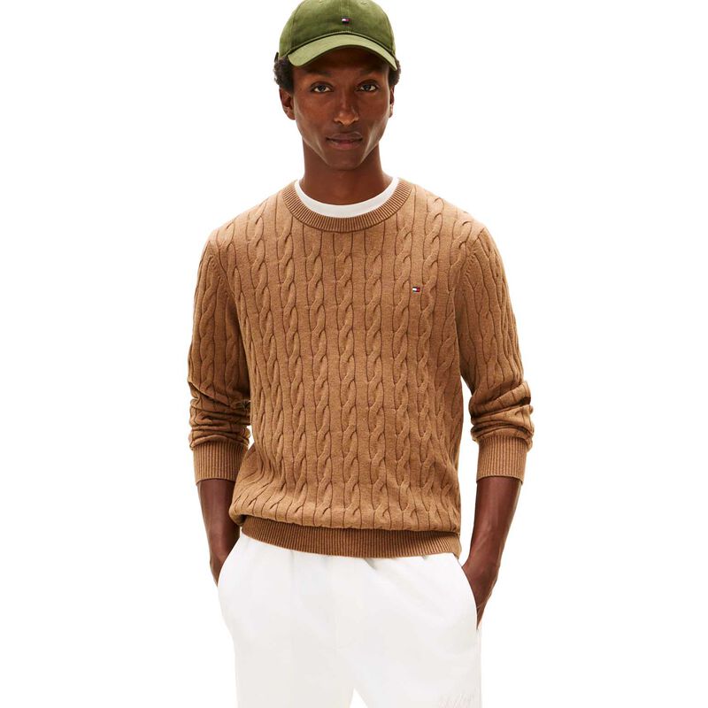 Tommy Hilfiger Classic Cotton Cable Crew Neck image number 0