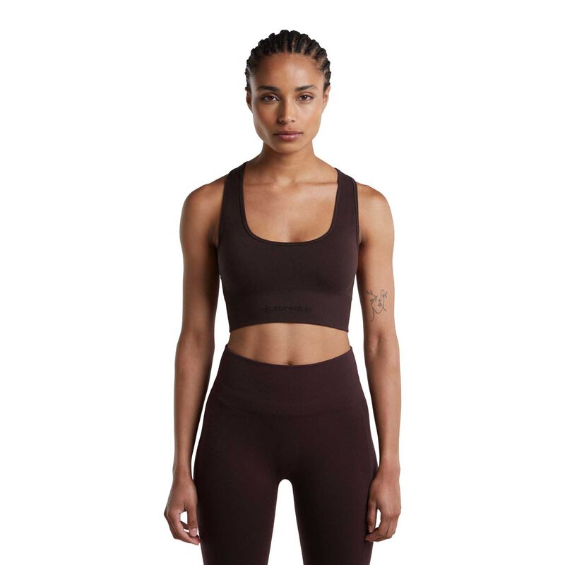 Icebreaker Womens Merino Seamless Active Bra image number 18