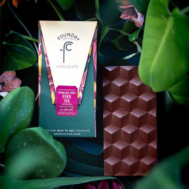 Foundry Chocolate Pichari Alta Cusco Peru 70% 70g image number 1