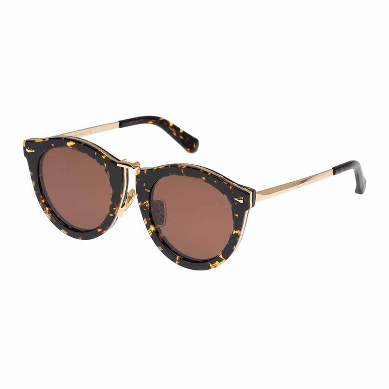 Karen Walker Harvest 22 Cracked Tort Sunglasses image number 0