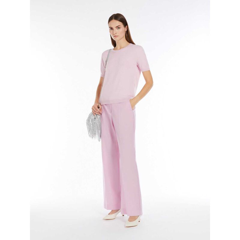 Weekend Max Mara Zibetto Silk Cotton Knit T-Shirt image number 3
