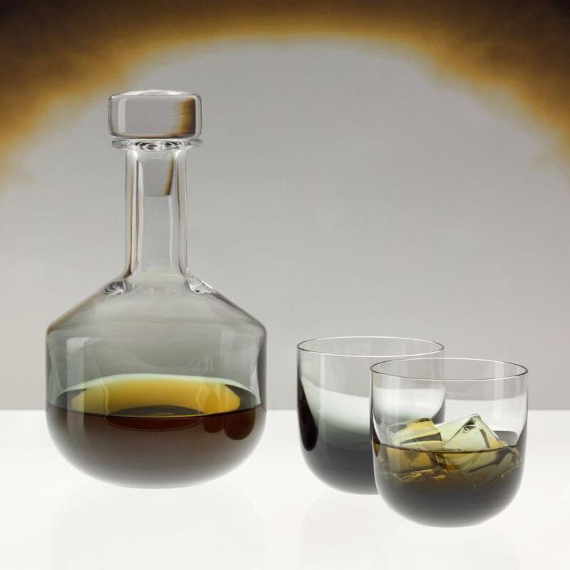 Tom Dixon Tank Whiskey Decanter Black Ø13 H23cm image number 1
