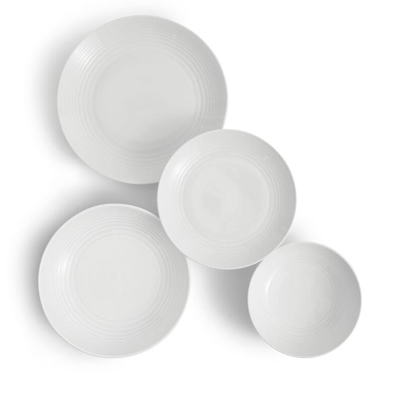 Royal Doulton Gordon Ramsay Maze Dinnerware Set White, 16 Piece Set image number 1