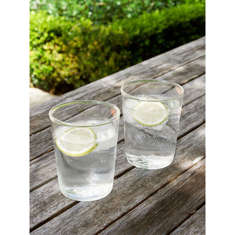Citt&agrave; Glass Tumbler Set Of 4 Clear 500ml 9cmdiax11.2cmh image number 1