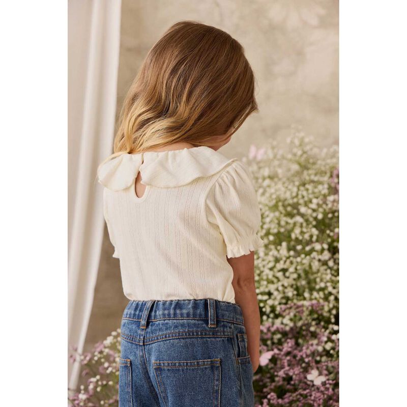 Jamie Kay Organic Cotton Pointelle Marlene Top 3-5Y image number 2