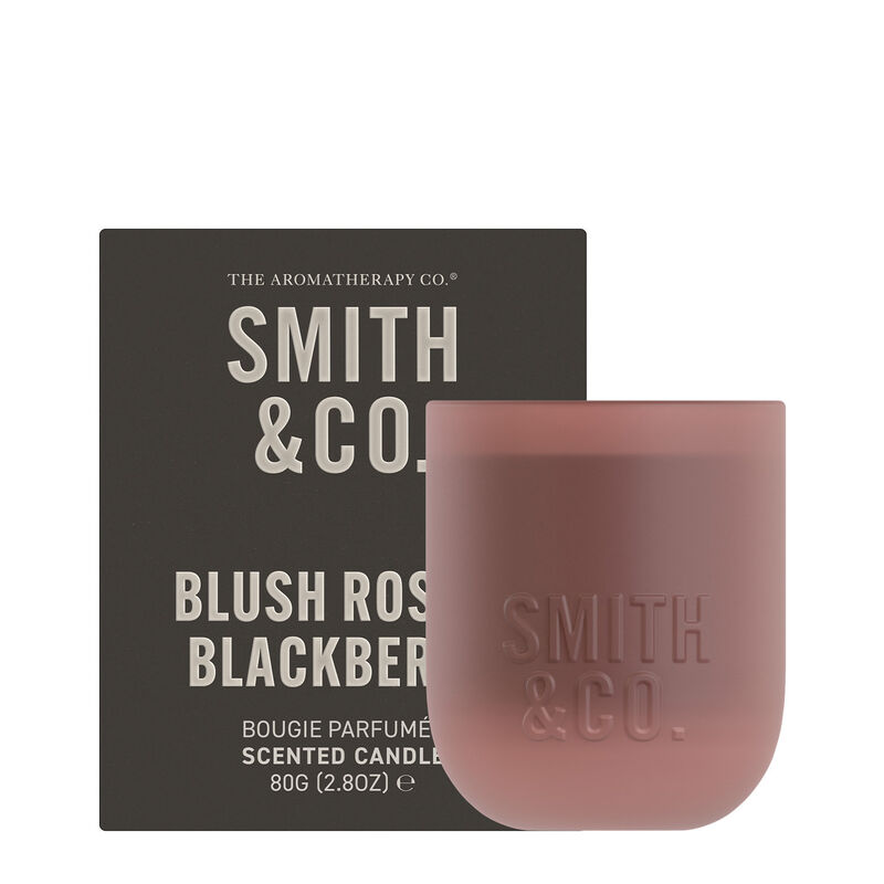 Smith & Co. Blush Rose & Blackberry Scented Candle 80g image number 0