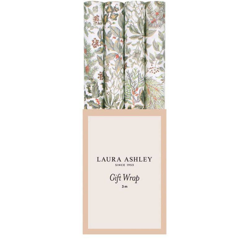 Laura Ashley Red Festive Botanicals Roll Wrap image number 0