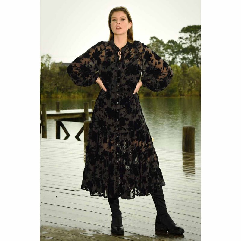 Curate Never Say Tie Dress image number 1
