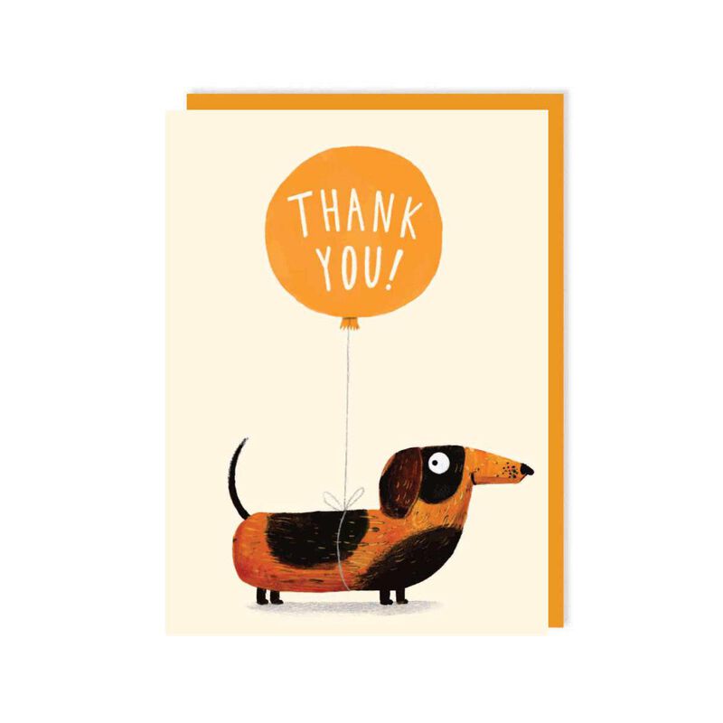 Charlie Rabbit Puppy Thank You Card image number 0