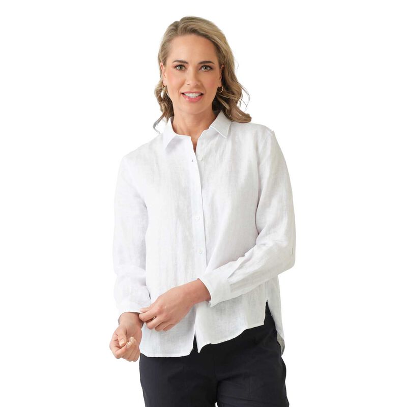 B Essentials Linen Shirt image number 4