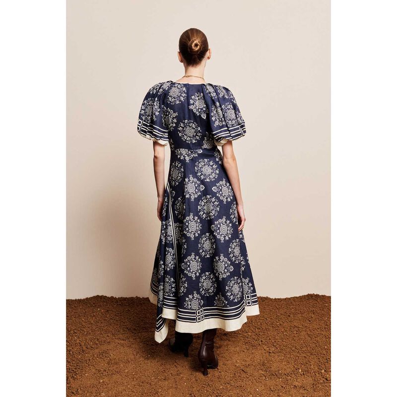 AL&Eacute;MAIS Banderra Midi Dress image number 1