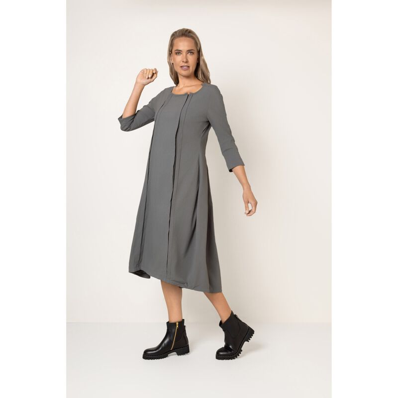 Rundholz Elbow Length Sleeve Panelled Dress image number 2