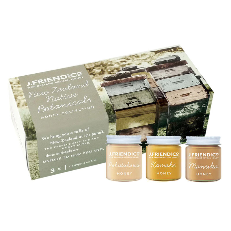 J. Friend and Co. NZ Native Botanicals Honey Collection 3 x 40g image number 0