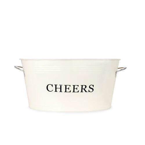 Cheers Galvanized Metal Tub By Twine&reg;