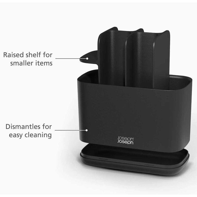 Joseph Joseph Easystore Large Toothbrush Caddy - Black image number 3