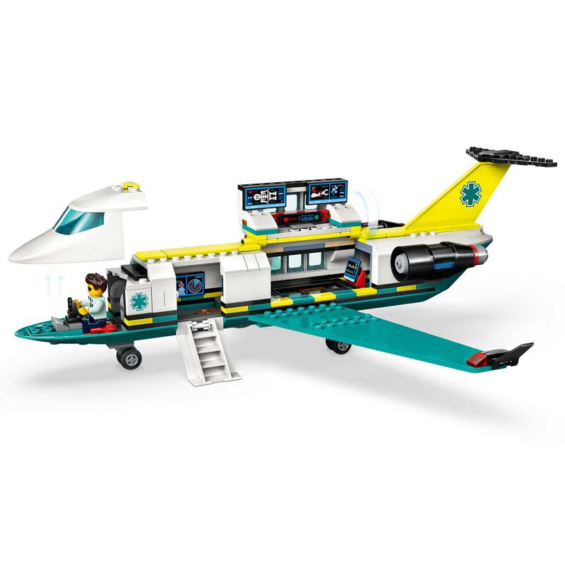 LEGO City Emergency Air Ambulance Airplane image number 2