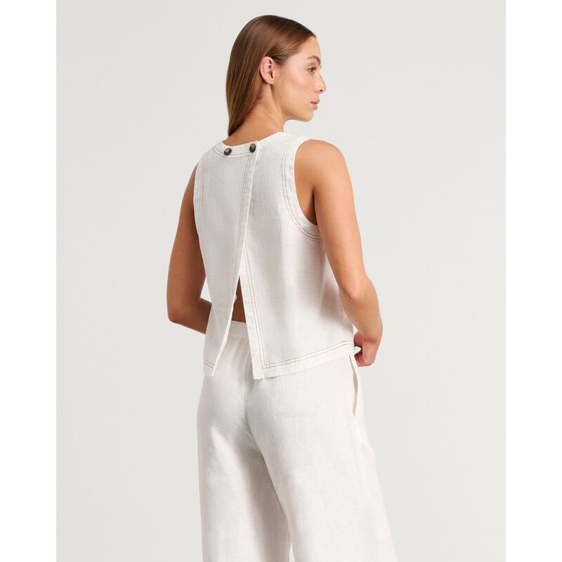 JAG Ann Lin Open Back Slvless Top image number 1