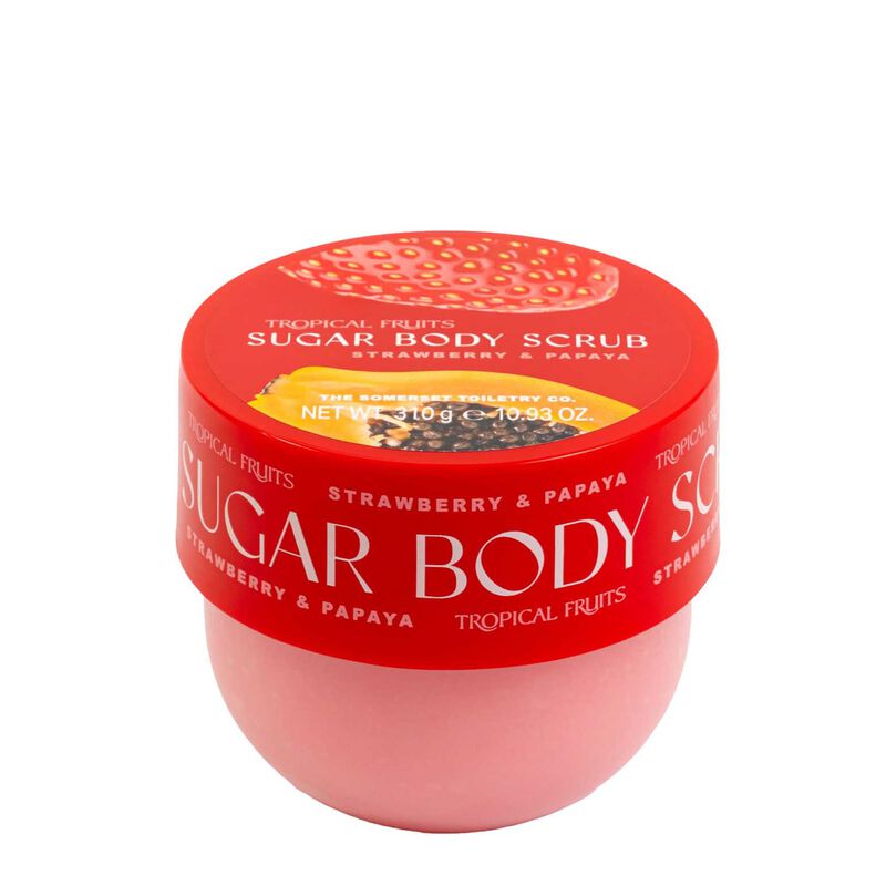Tropical Fruits Strawberry & Papaya Sugar Scrub 310G image number 0