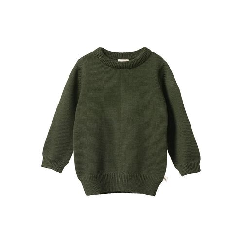 Nature Baby Merino Knit Pullover 0-2Y