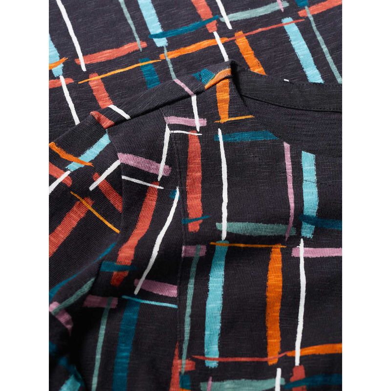 Seasalt Cornwall Shore Foraging Tunic Rock Check Onyx image number 3