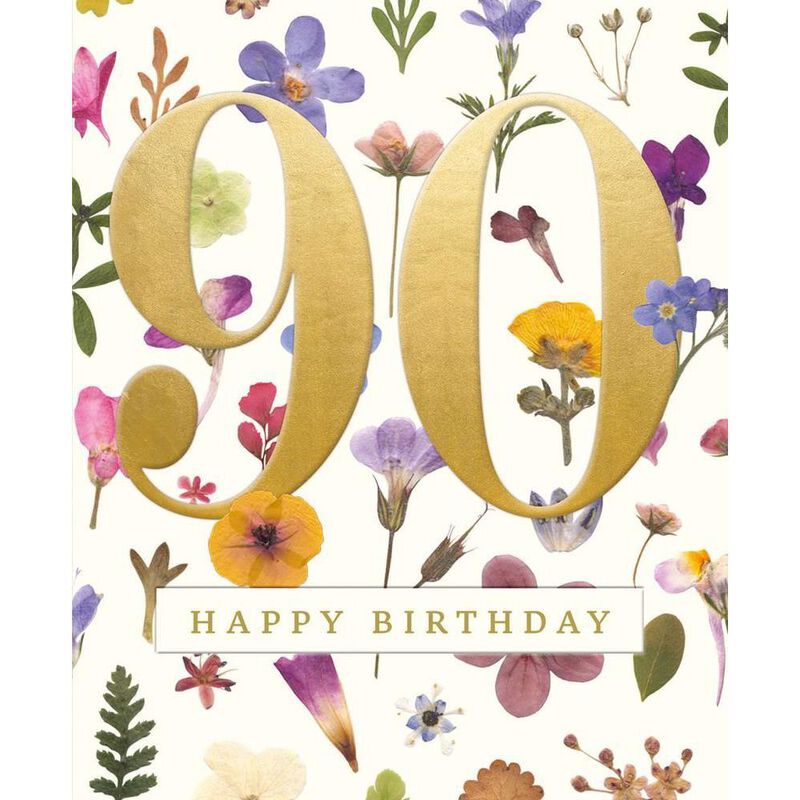 Museums & Galleries 90 Happy Birthday Wild Meadow Card image number 0