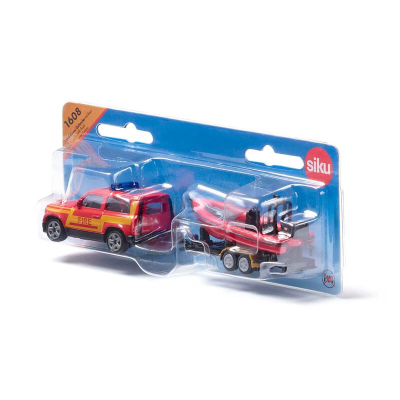 Siku 1608 Land Rover Defender with Boat image number 3