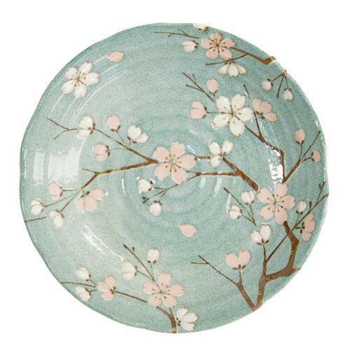 Tokyo Design Studio Fujisakura Plate 22x4cm Green