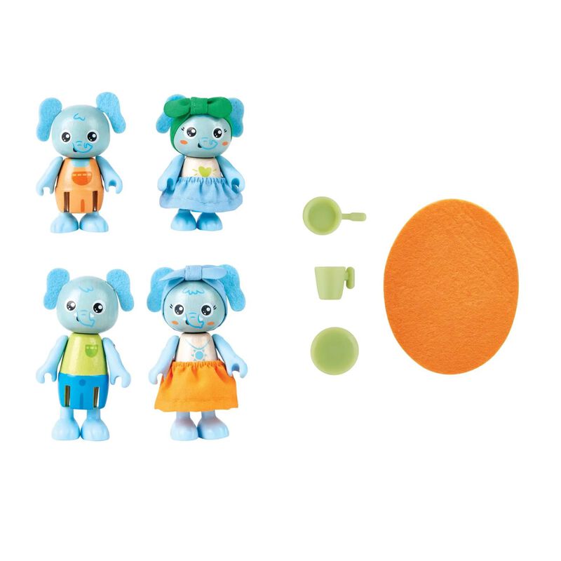 Hape Green Planet Elephant Family image number 2