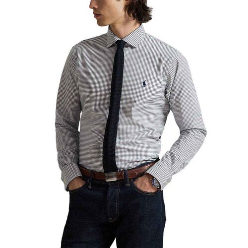Polo Ralph Lauren Custom Fit Plaid Stretch Poplin Shirt
