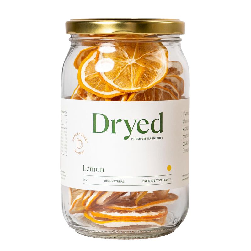 Dryed Premium Garnishes 65g Jar Lemon image number 0