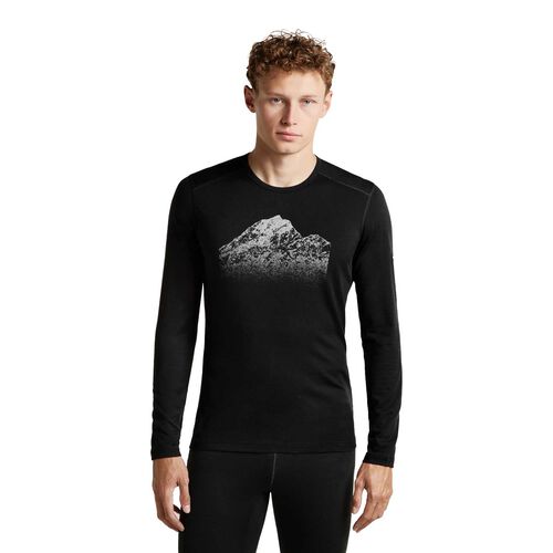 Icebreaker M Merino 200 Oasis LS Crewe Rising Light