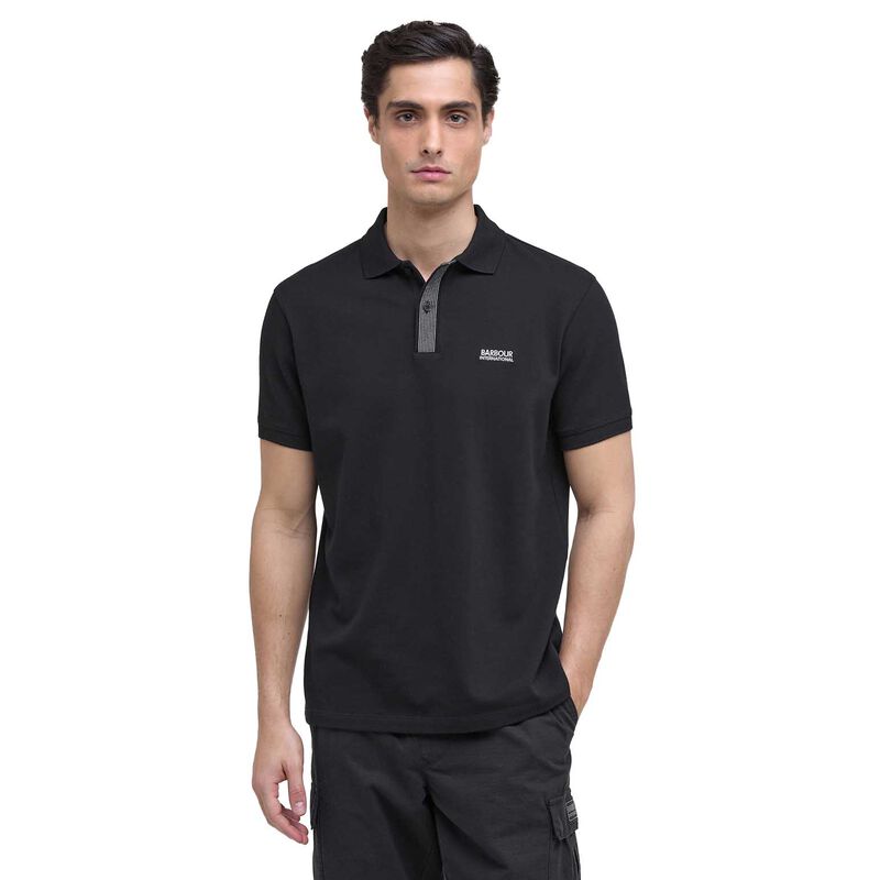 Barbour International Baynes Knit Placket Polo Shirt image number 0