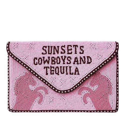 Dark Hampton The Pink Pony Beaded Bag