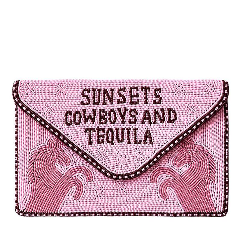 Dark Hampton The Pink Pony Beaded Bag image number 0