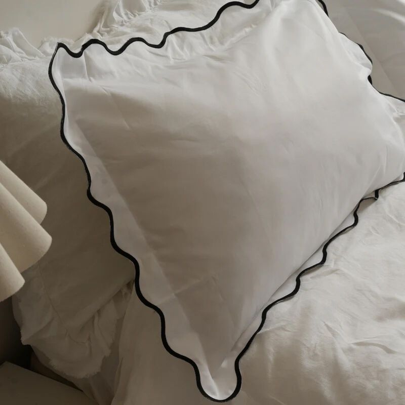 Home Lab Celine Scallop Edge Duvet Set image number 1