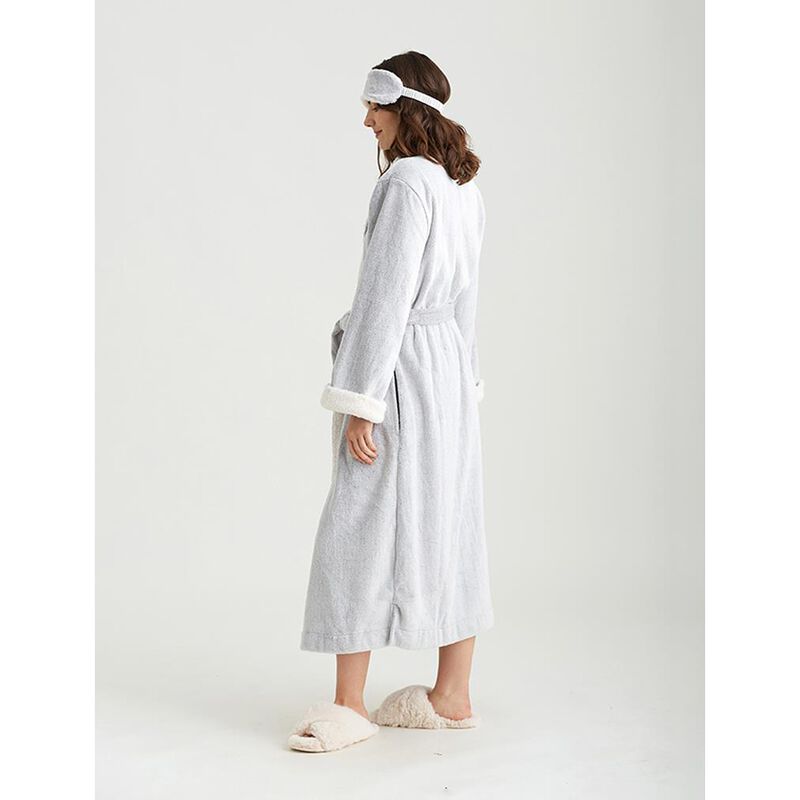 Papinelle Plush Sherpa Robe & Sleep Mask image number 1
