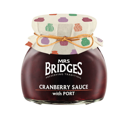 Mrs Bridges Cranberry Sauce With Port 113g