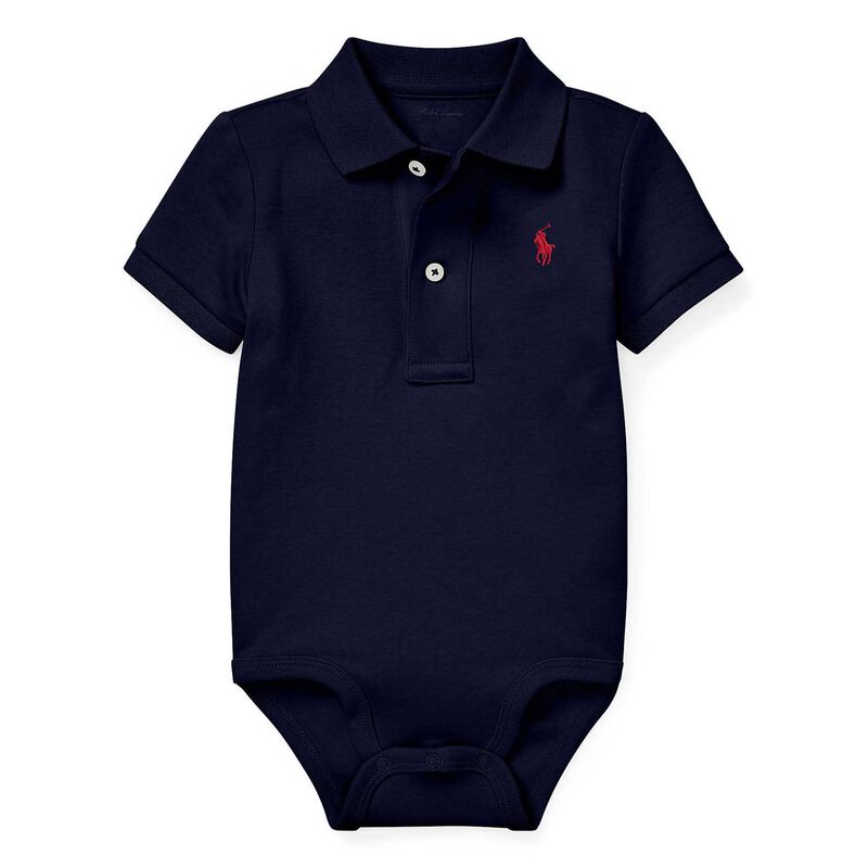 Polo Ralph Lauren Soft Cotton Polo Bodysuit image number 0
